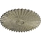 Ekena Millwork Shakuras Ceiling Medallion (For Canopies up to 5 3/4"), 33 7/8"OD x 2"P, Castle Stone Crackle CM34SHCSC - alternate 4